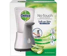 Dettol automatinė rankų muilo sistema No Touch bekontaktis Aloe Vera muilo dozatorius 250 ml