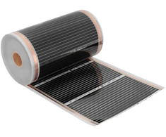 Devi Rinkinys IR Sidabrinis 160W 10m²,szer.50cm +Taurus Baltas (5904890244047)