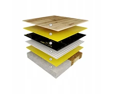 Devi Rinkinys IR Sidabrinis 160W 2m²,szer.100cm + Leo Juodas (5904890247062)