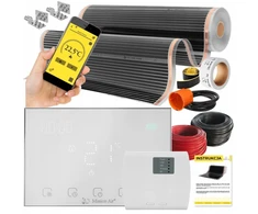 Devi IR rinkinys Sidabrinis 160 W 4 m², plotis 100 cm + Gemini Baltas (5904890247321)
