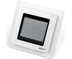 Devi elektroninis termostatas DEVIreg Touch 230V 16A 5-35 ° C IP21 sniegas (140F1071)