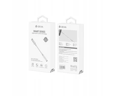 Devia adapter EC608 USB-C - jack 3,5mm baltos spalvos