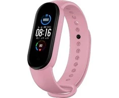 Išmaniosios apyrankės Xiaomi Mi Band 5/6 dirželis, Rožinės spalvos
