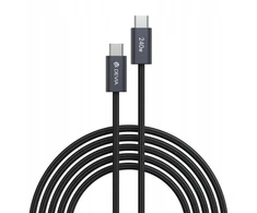 "Devia" kabelis Extreme EC652 PD USB-C - USB-C 2,0 m 240W juodas