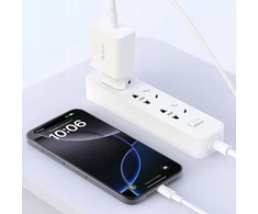 Įkroviklis Devia kroviklis jungiama į tinklą Rocket PD 45W 1x USB-C balta