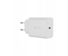 Įkroviklis Devia kroviklis jungiama į tinklą Rocket PD 45W 1x USB-C balta