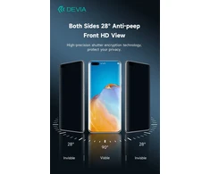 Devia Set of smartphone filmas UV 0,3mm HD privacy 10pcs 6H for the cutting machine for smartphone LCD