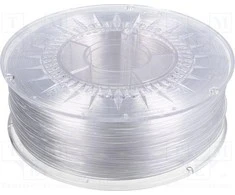 3D plastikas Devil Design PET-G 1.75mm 1kg - Transparent