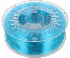3D plastikas Devil Design PET-G 1.75mm 1kg - Mėlyna Transparent