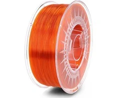 Devil Design PETG filamentas 1,75 mm 1kg – ryškiai oranžinis, skaidrus}
