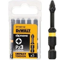 DEWALT KOŃCÓWKA UDAROWA PZ3x50 5szt. EXTREME IMPACT TORSION