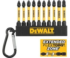 DEWALT Rinkinys sukimo antgalių FLEXTORQ 10cz.