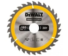 DEWALT PIŁA TARCZ.165x30mmx30z