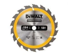 Pjovimo diskas medienai DeWalt DT1938; 184x16 mm; 18T