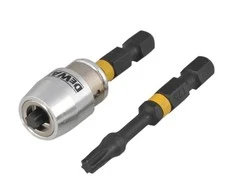 DEWALT POVEIKIO PATARIMAS. T25x50 /2 vnt. + YPATINGA POVEIKIO TORSIJOS MAGNETINĖ RANKENA