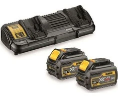 Priedų rinkinys DeWalt FlexVolt; 18 V; 54 V; 2x6,0 Ah akum. + pakrovėjas DCB132