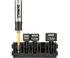 None Sukimo galvučių komplektas DeWalt DT70826-QZ; 8-13 mm; 3 vnt. + magnetinis laikiklis