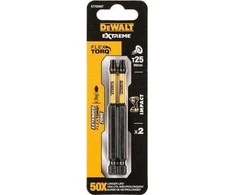 Sukimo antgaliukai FLEXTORQ T25 89 mm, DeWALT, 2 vnt.