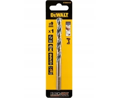 Dewalt „DeWalt“ metalo grąžtas, juodas ir auksinis, 9,0 mm