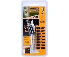 Sukimo antgalių rinkinys IR TorsionA 10 vnt., DeWalt