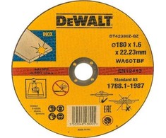 DEWALT DISKAS METALUI 180×1,6mm INOX