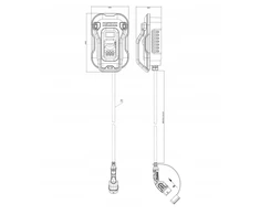 Dewalt Elektromobilių įkroviklis-sieninis 32A, 3F su 5m laidu (EV200D-32W-22C)