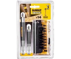 Smūginių antgalių rinkinys 25 mm. EXTREME, DeWALT, 14 vnt.