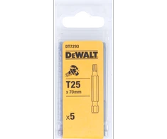 Sukimo antgalis DeWalt DT72932; T25; 70 mm; 5 vnt.