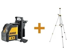 Kryžminis lazerinis nivelyras DeWalt DW088KTRI-XJ + stovas