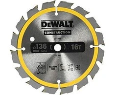 Pjovimo diskas DeWalt DT1947-QZ; 136x10 mm; Z24