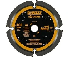 Pjovimo diskas fibrocementui DeWalt; 165x1,8x20,0 mm; Z4; 12°