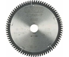 Pjovimo diskas medienai DeWalt; 216x2,6x30,0 mm; Z80; -5°