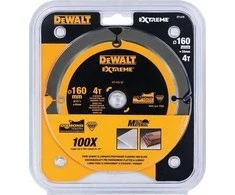 Pjovimo diskas fibrocementui DeWalt; 160x1,8x20,0 mm; Z4; 12°
