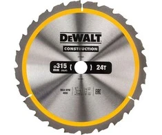 Pjovimo diskas medienai DeWalt DT1961-QZ; 315x30 mm; 24T; 20°