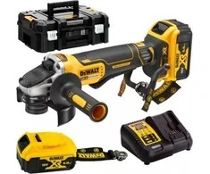 Dewalt 18 V XR kampinis šlifuoklis, 125 mm, paruoštas tvirtinimui prie virvelės
