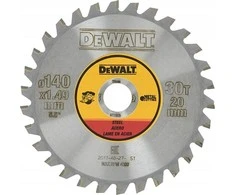 Pjovimo diskas metalui DeWalt; 140x1,49x20,0 mm; Z30; 1,5°