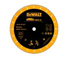 DEWALT TARCZA DIAMENTOWA EXTREME DO METALU 355 x 25,4mm