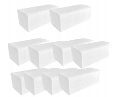 DGA OPTIMA Luna Popieriniai rankšluosčiai sulankstyti V-Fold celiuliozė 1 sluoksnio 25 21 cm - 4000 vnt