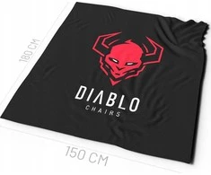 Diablo Diablo Chairs vilnonė antklodė, juoda