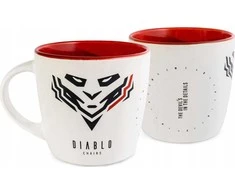 Diablo Puodelis Diablo Chairs balta ir-raudona
