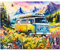 DIAMOND DOTZ Suaugusiesiems Drobė Countryside Journey (018-DD345005)