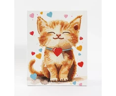 DIAMOND DOTZ Suaugusiems Canva Darling Kitty (018-DD342003)