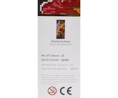 DIAMOND DOTZ Deimantinis siuvinėjimas Diamond Dotz Romantiška puokštė 40x80cm DD10046