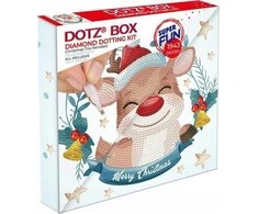 DIAMOND DOTZ DIAMOND DOTZ DOTZ BOX KALĖDŲ TRIO ELNIAI
