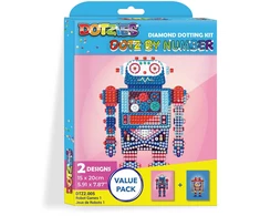 DIAMOND DOTZ DIAMOND DOTZ DOTZ PAGAL SKAIČIŲ ROBOTŲ ŽAIDIMAI