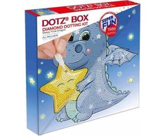 DIAMOND DOTZ DIAMOND DOTZ DOTZ DĖŽĖ SLEEPY DRAGON