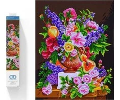 DIAMOND DOTZ Deimantinis siuvinėjimas Diamond Dotz gėlių puokštė 61x75cm DD12019