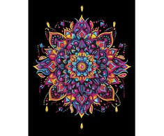 DIAMOND DOTZ SUAUGUSIEMS SKIRTA NEONINĖ MANDALA