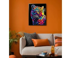 DIAMOND DOTZ Suaugusiesiems Flocked Neon Glow Hunter (018-DD25036)
