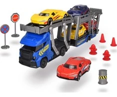 „Dickie City“ komplektas su vilkiku ir automobiliais bei aksesuarais